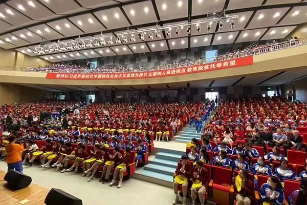 祥聚禮堂椅案例分享|有顏有料，創造校園新風尚-銀川市實驗中學(圖3)