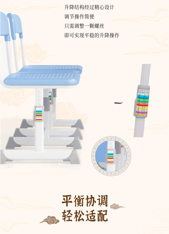 關注質感，共享優良設計 【祥聚科創質感課桌椅天王星001】(圖4)